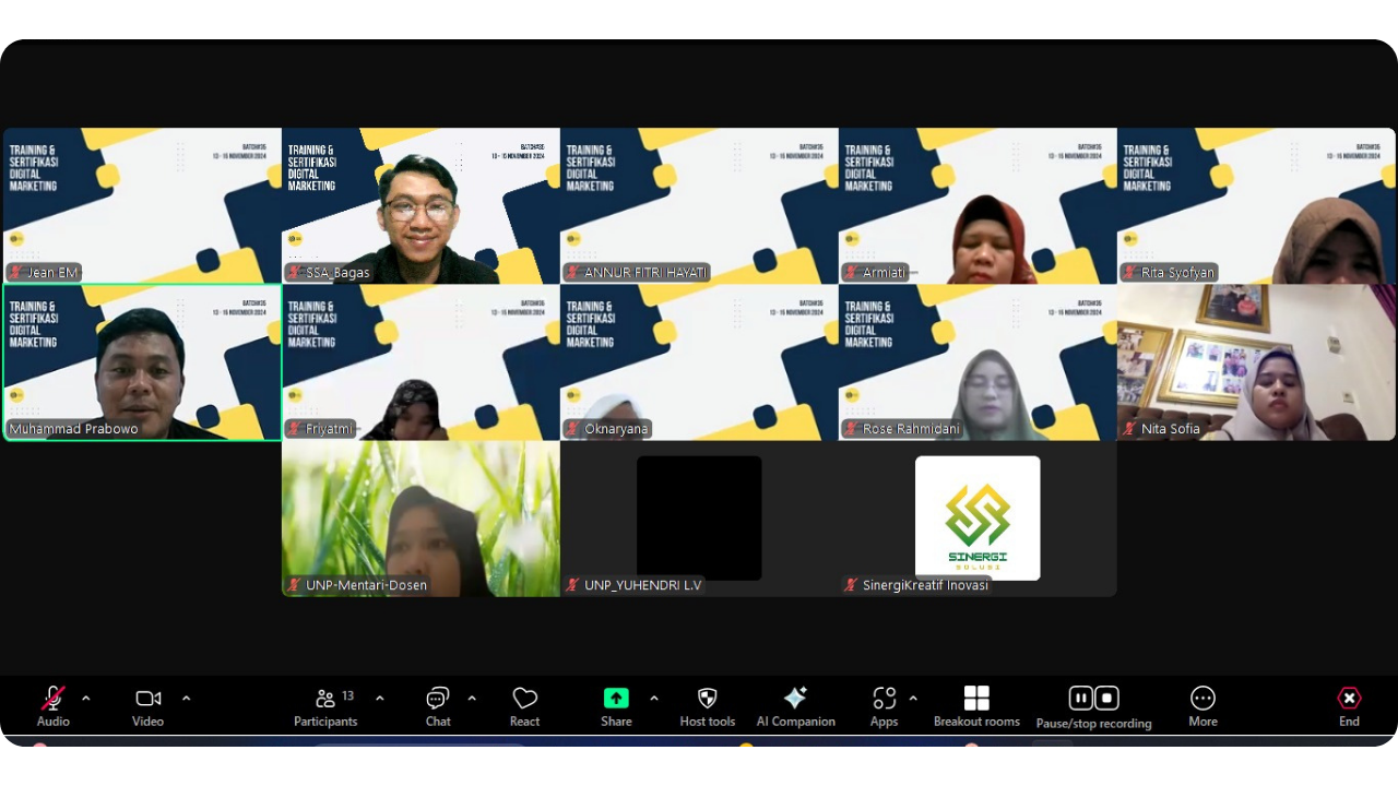 Pelatihan dan Sertifikasi Digital Marketing BNSP Terpercaya
