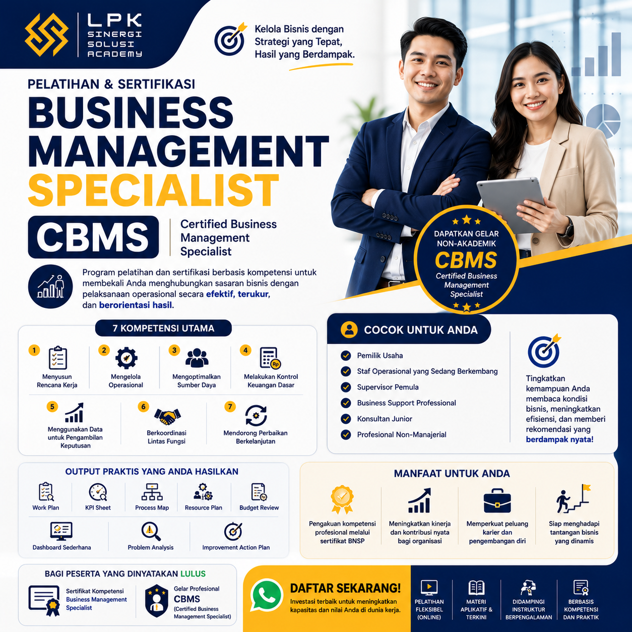 Business Management Specialist (CBMS) - Training & Certification