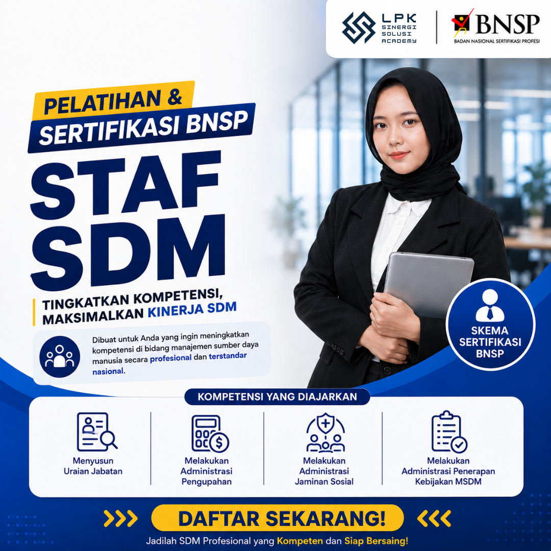 HR Staff BNSP - Training & Certification