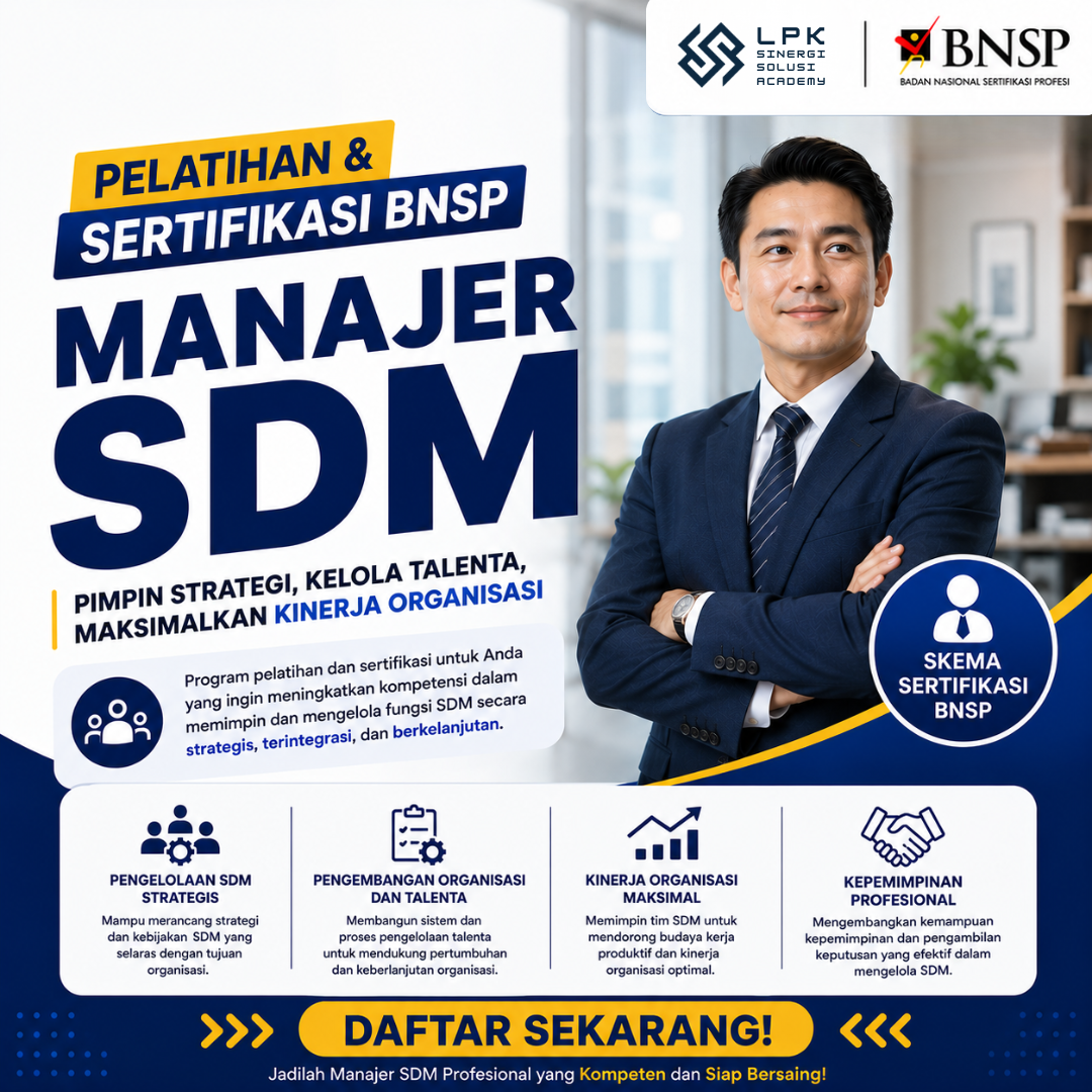 HR Manager BNSP - Training & Certification