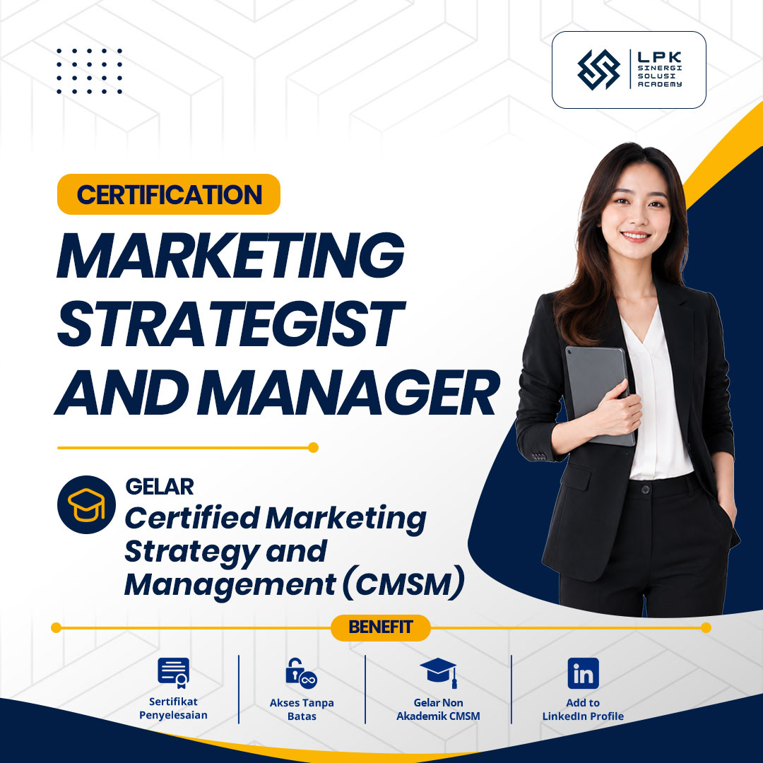 Marketing Strategist and Manager (CMSM) - Certification