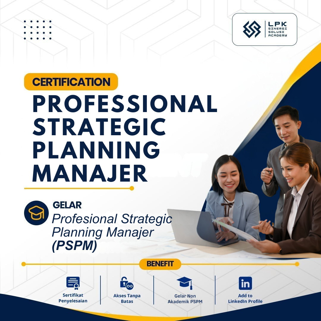 Strategic Planning Manager (PSPM) - Certification